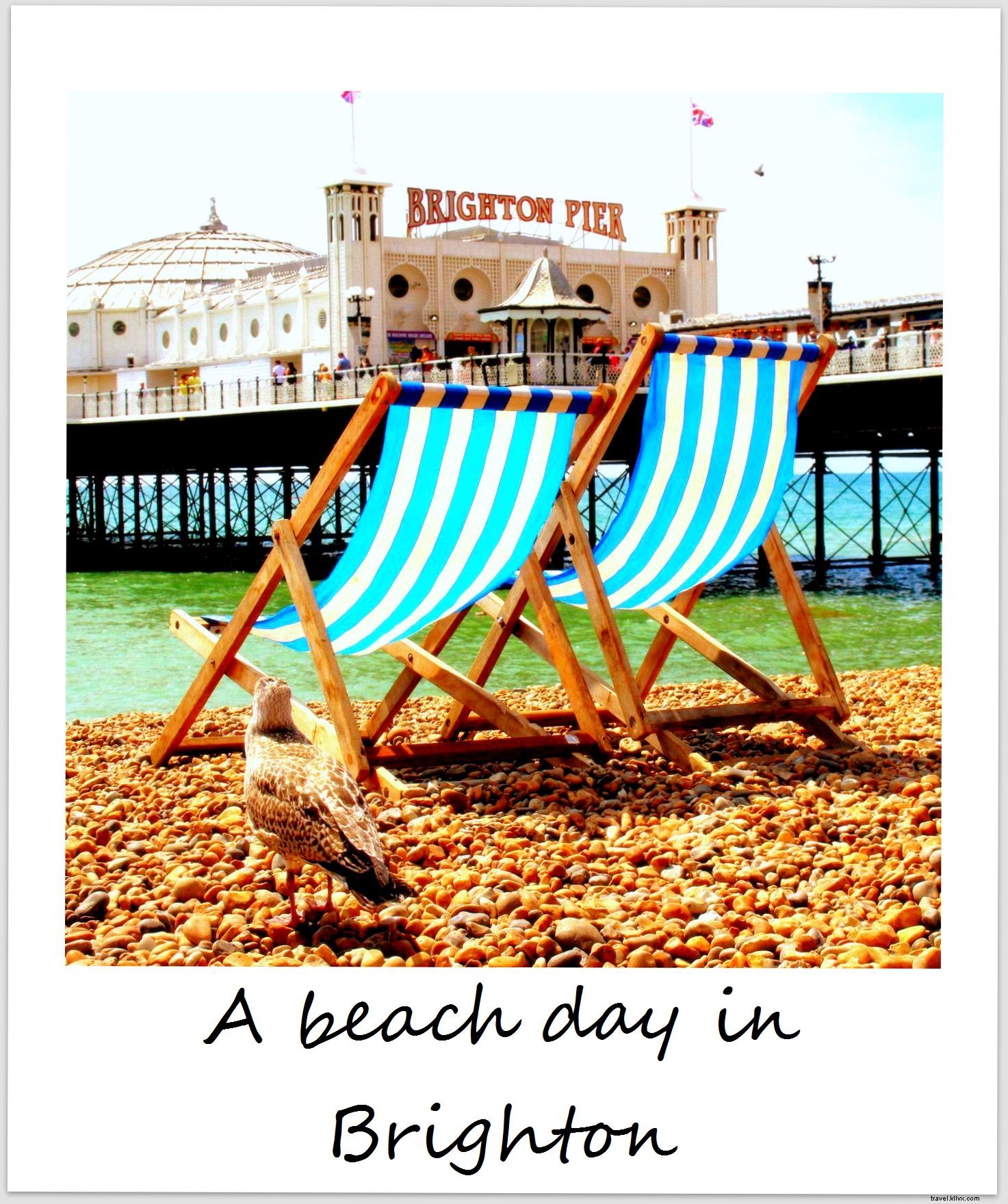 Polaroïd de la semaine : une journée à la plage sous le soleil de Brighton