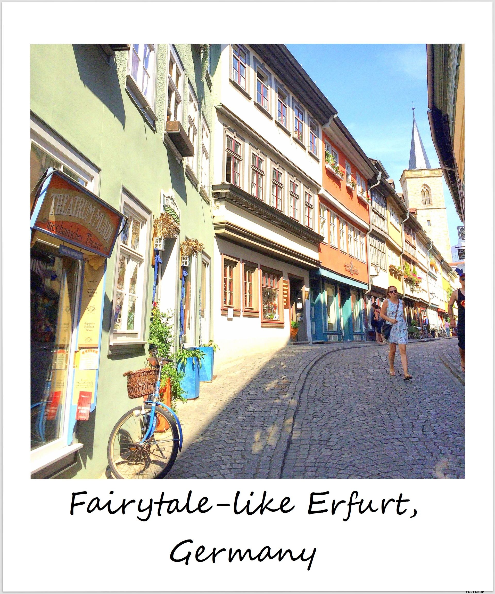 Polaroid de la semaine : Erfurt, ville charmante et féérique d’Allemagne