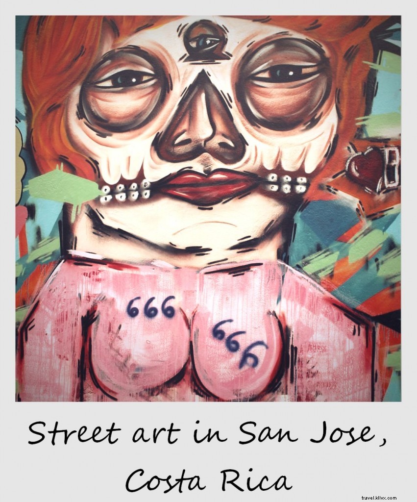 Polaroïd de la semaine : Street art à San José, Costa Rica