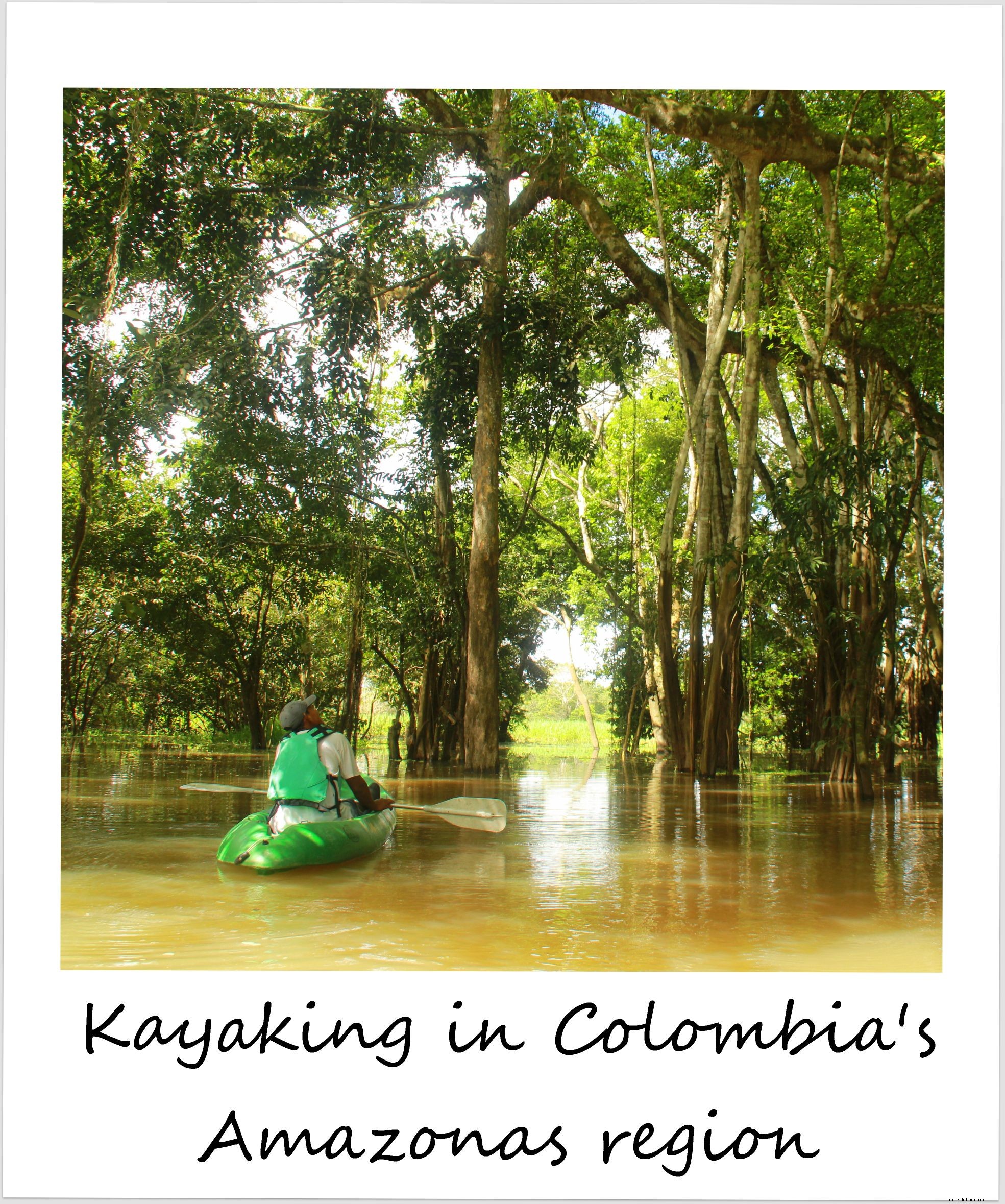 Polaroïd de la semaine : Kayak en Amazonie