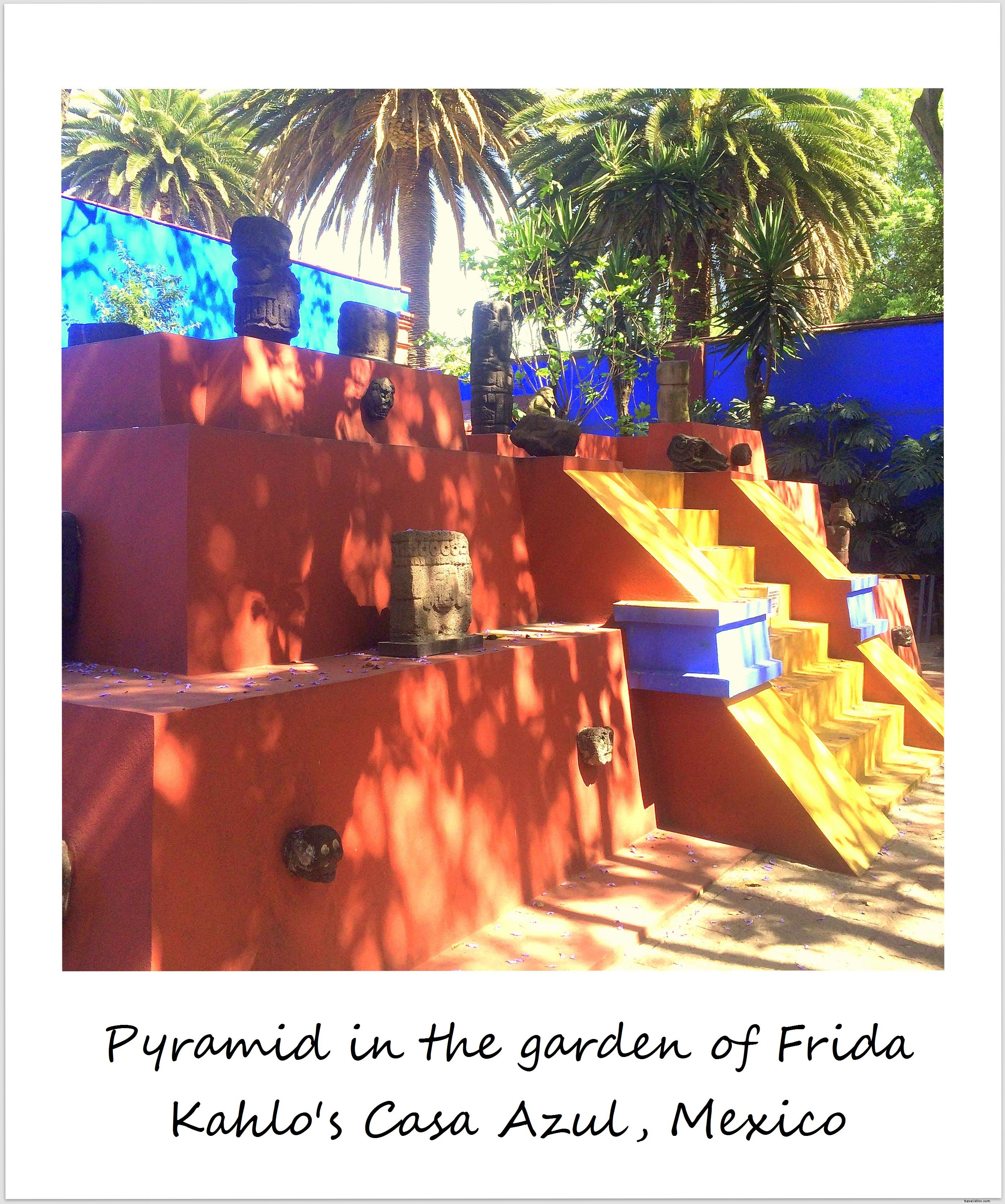 Polaroïd de la semaine : Casa Azul de Frida Kahlo à Coyoacán, Mexique