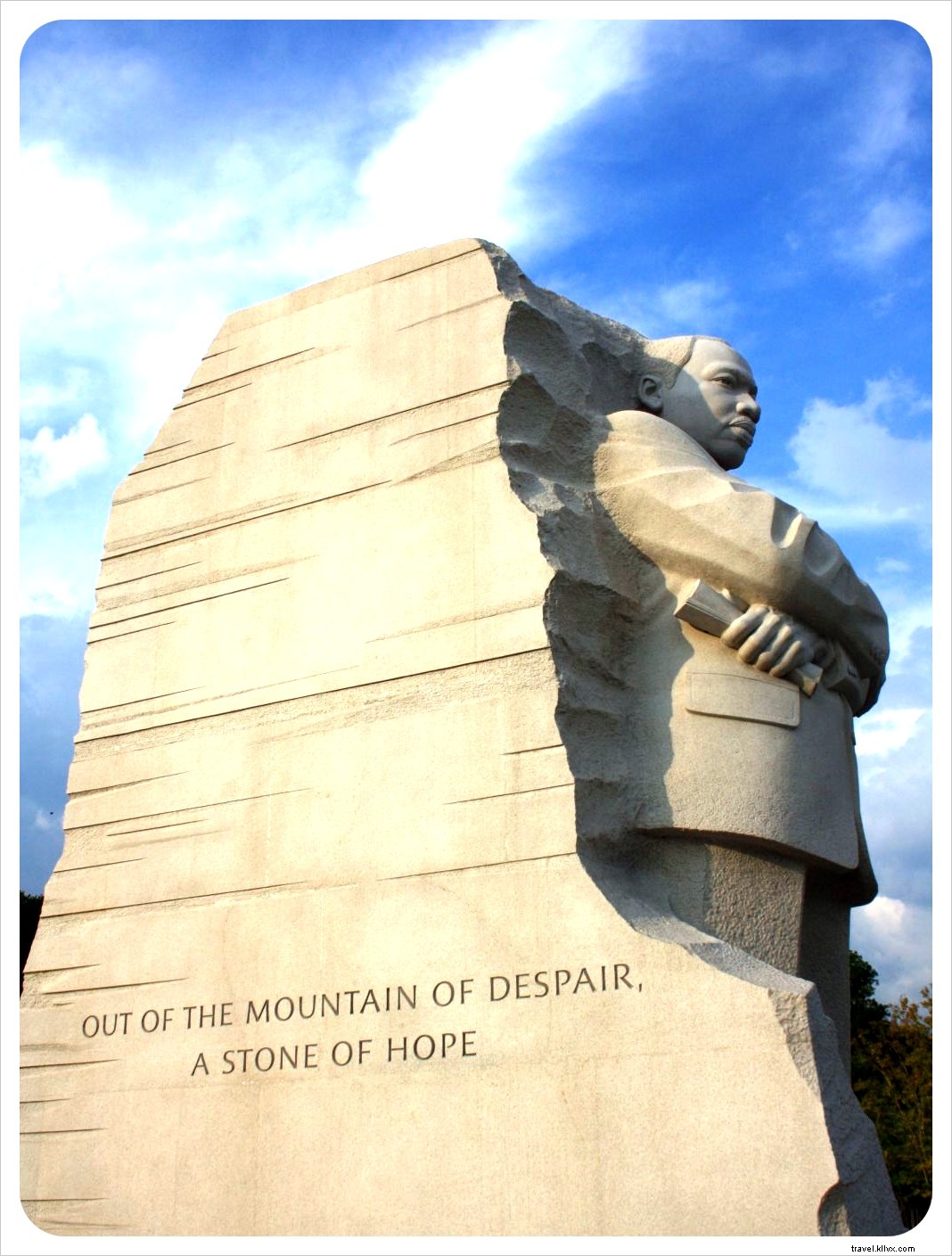 Grand road‑trip américain 2011 – Irene et le mémorial Martin Luther King à Washington