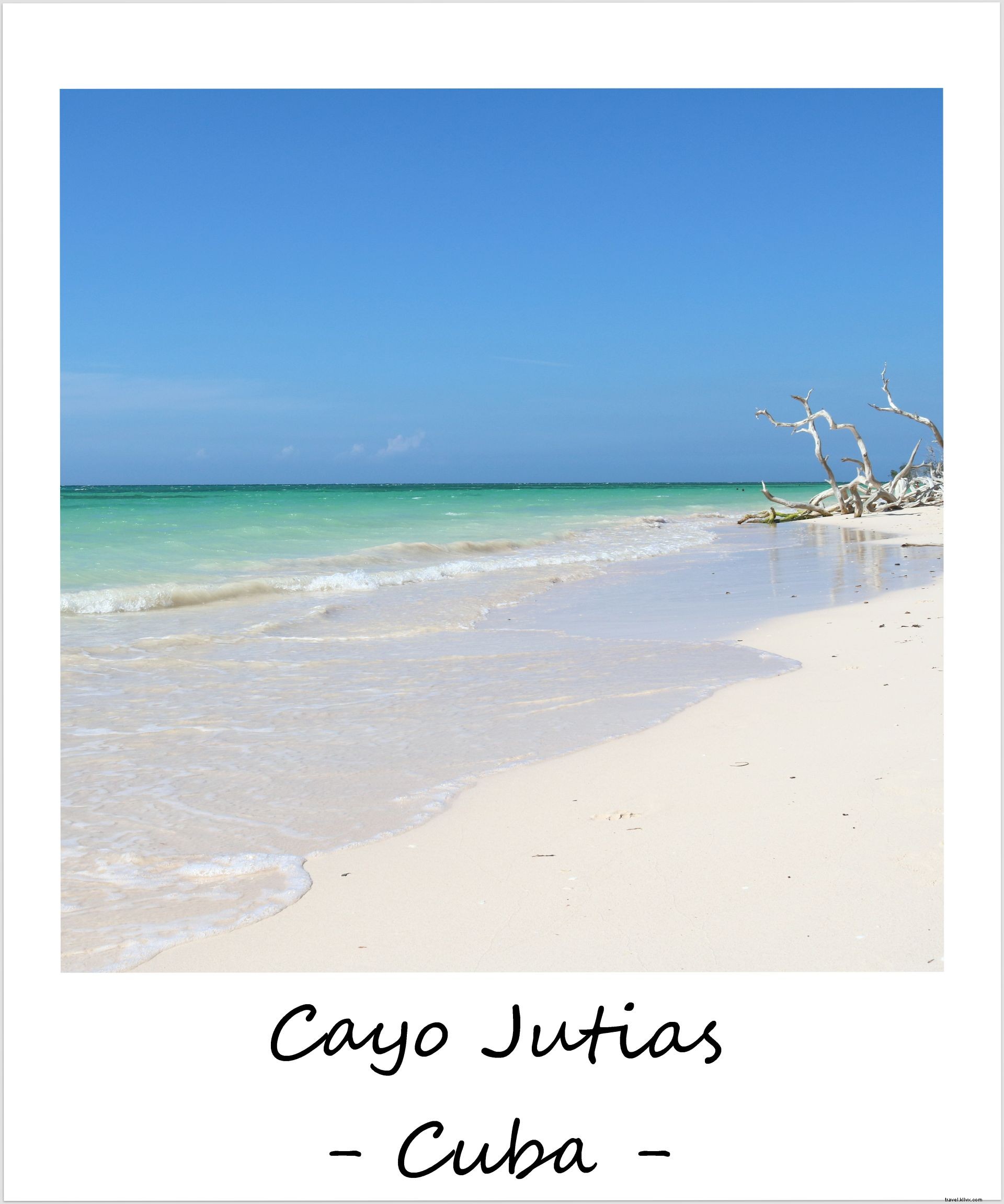Polaroïd de la semaine : une plage caribéenne idéale à Cuba