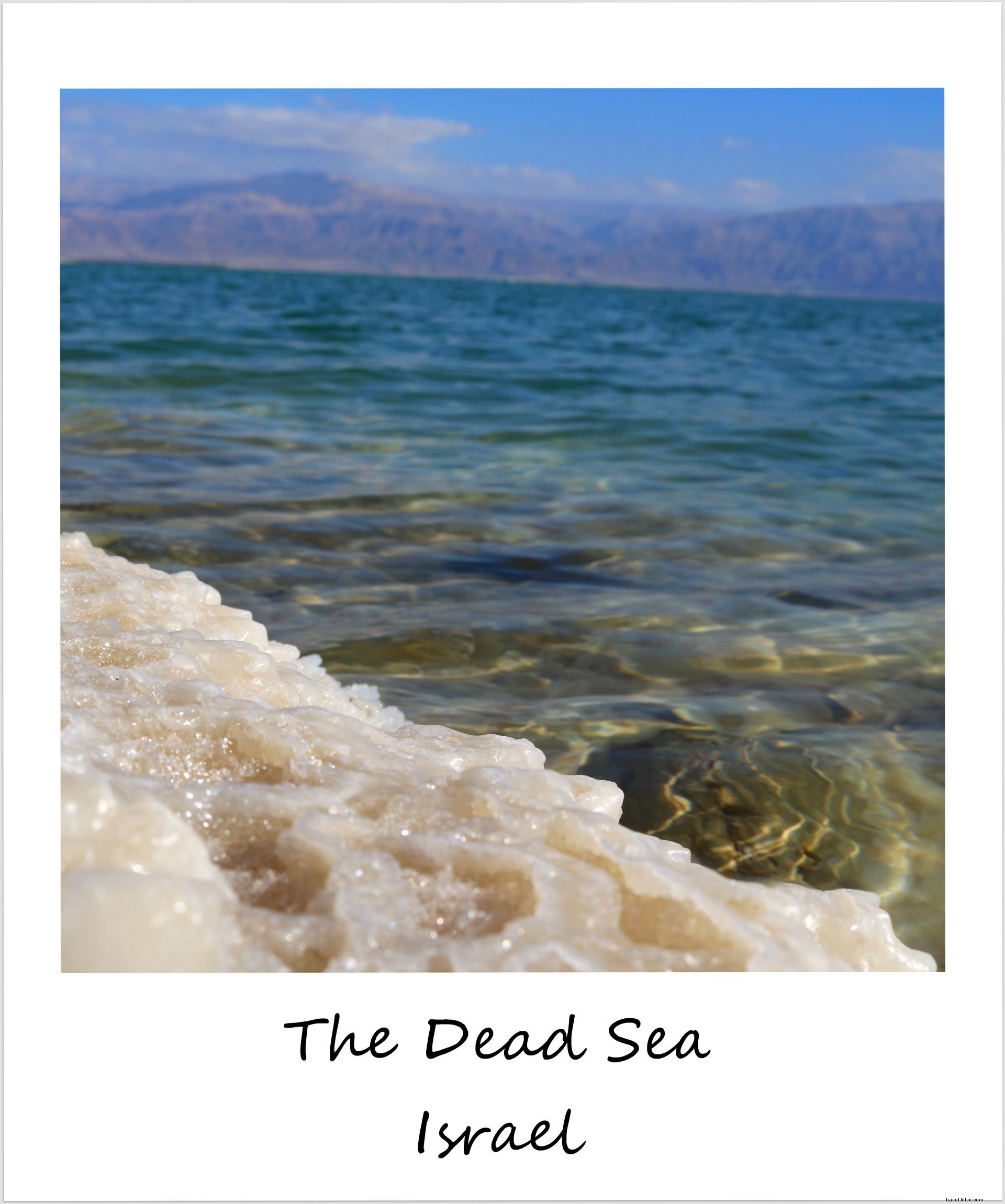 Polaroïd de la semaine : une journée au spa de la mer Morte