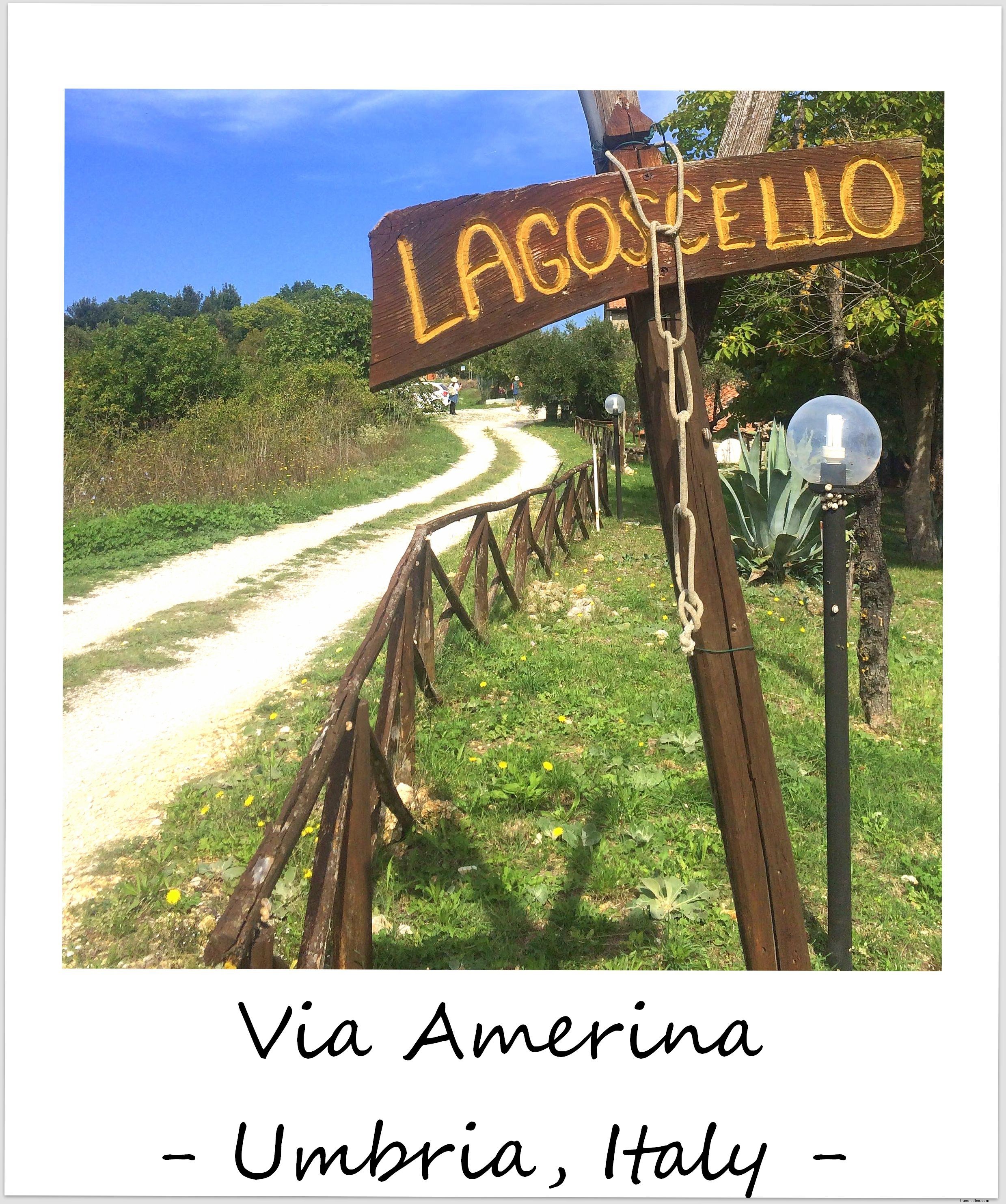 Polaroïd de la semaine : randonnée sur la Via Amerina, Italie
