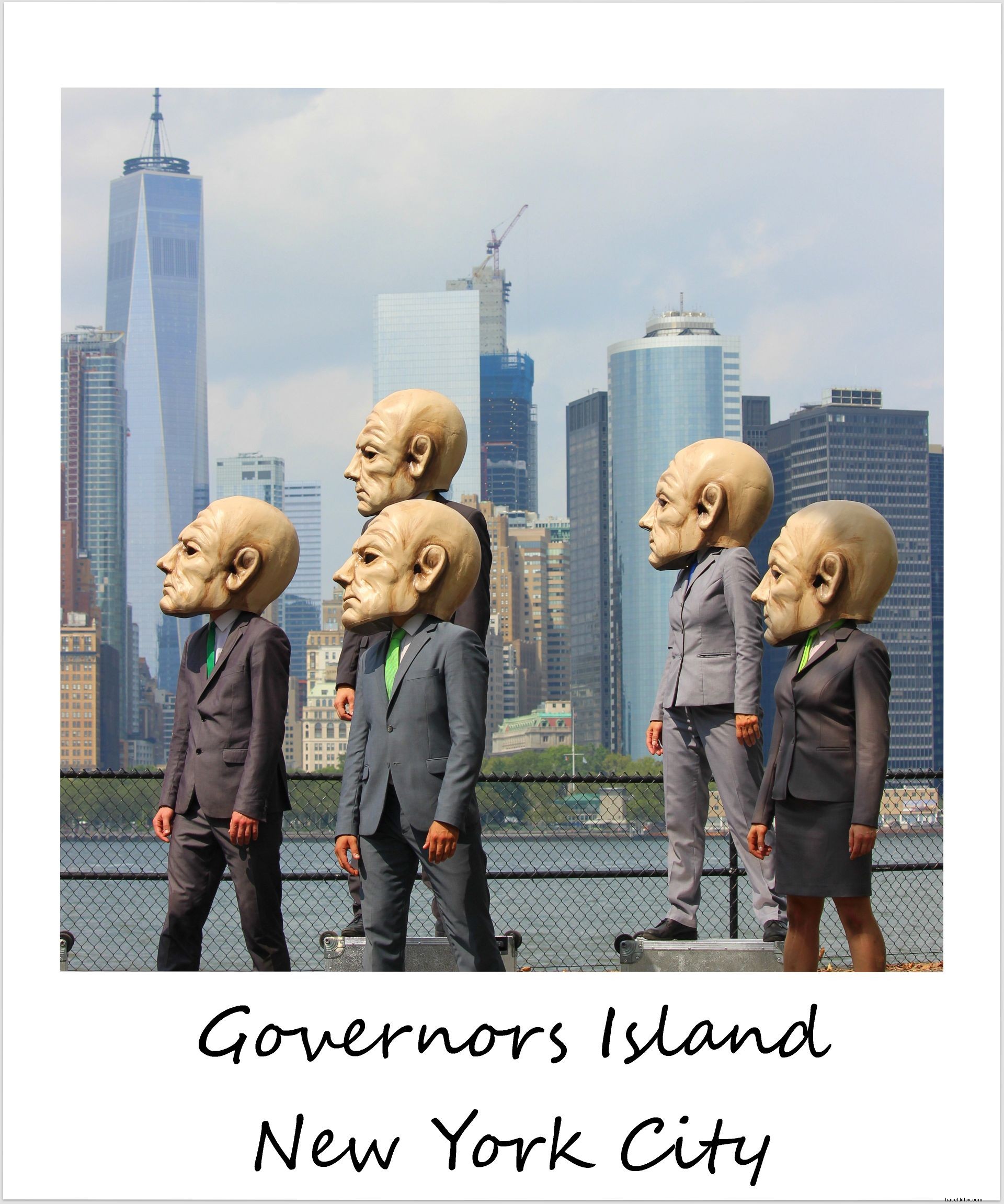 Polaroïd de la semaine : performance artistique à Governors Island, New York