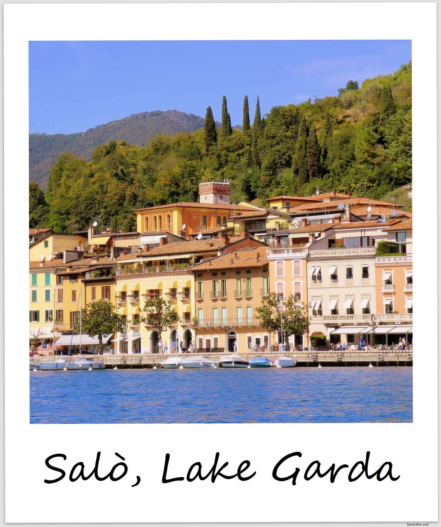 Polaroïd de la semaine : une ville pittoresque sur le lac de Garde