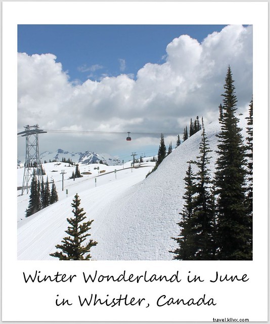 Polaroïd de la semaine : le pays des merveilles hivernales de Whistler, Canada