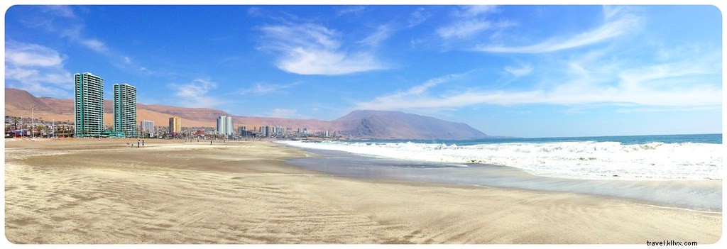 Se réchauffer sur la côte d’Iquique, au nord du Chili
