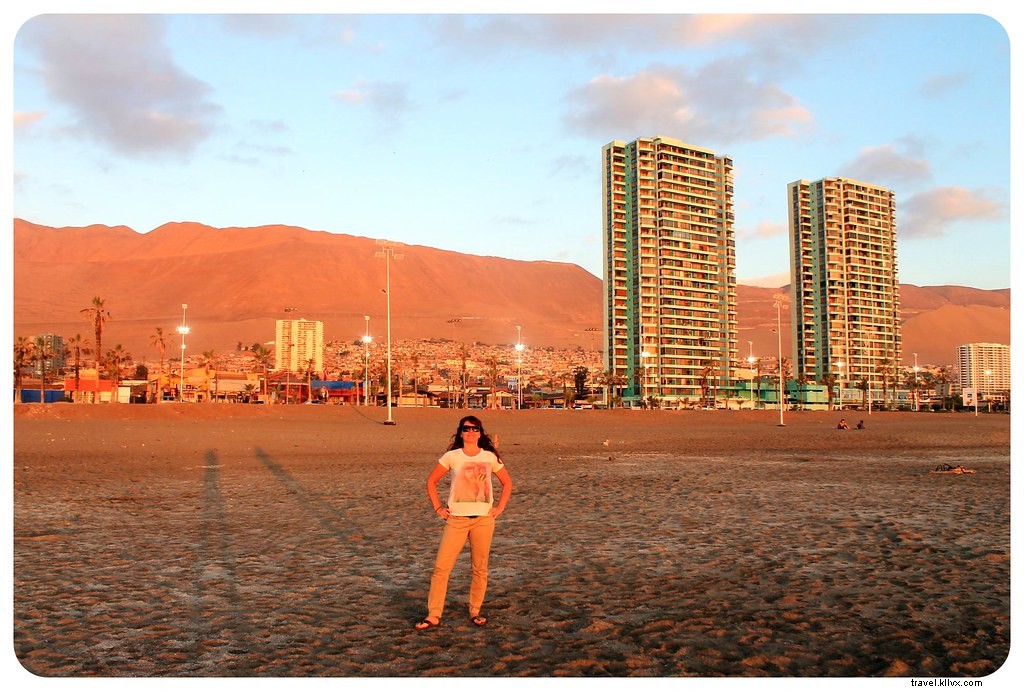 Se réchauffer sur la côte d’Iquique, au nord du Chili