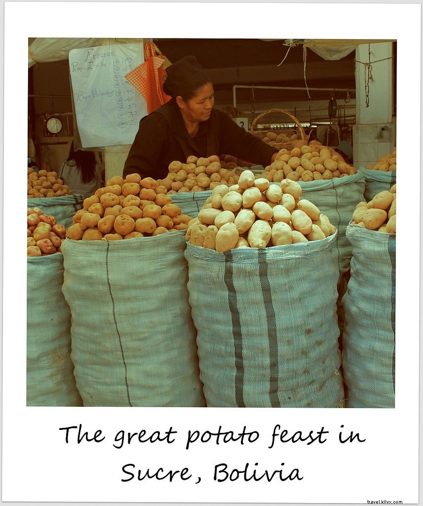 Polaroid de la semaine : La grande fête de la pomme de terre à Sucre, Bolivie