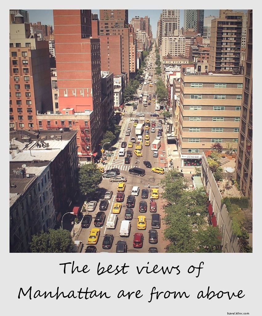 Polaroid de la semaine : Les meilleures vues de Manhattan sont d’en haut