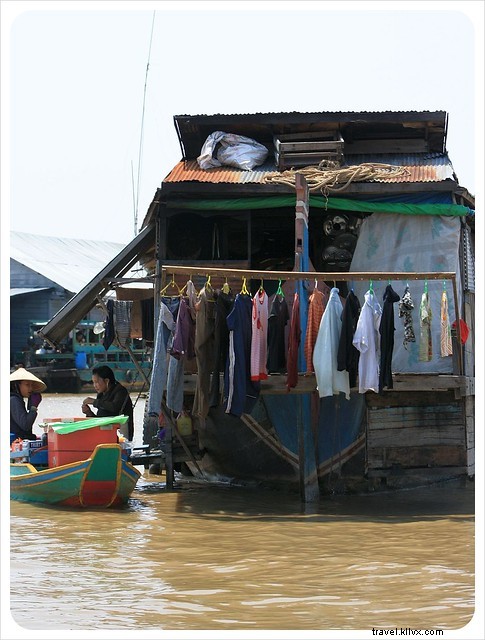 Vie sur l eau : découvrir le village flottant du lac Tonlé Sap au Cambodge