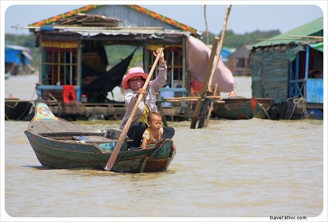 Vie sur l eau : découvrir le village flottant du lac Tonlé Sap au Cambodge