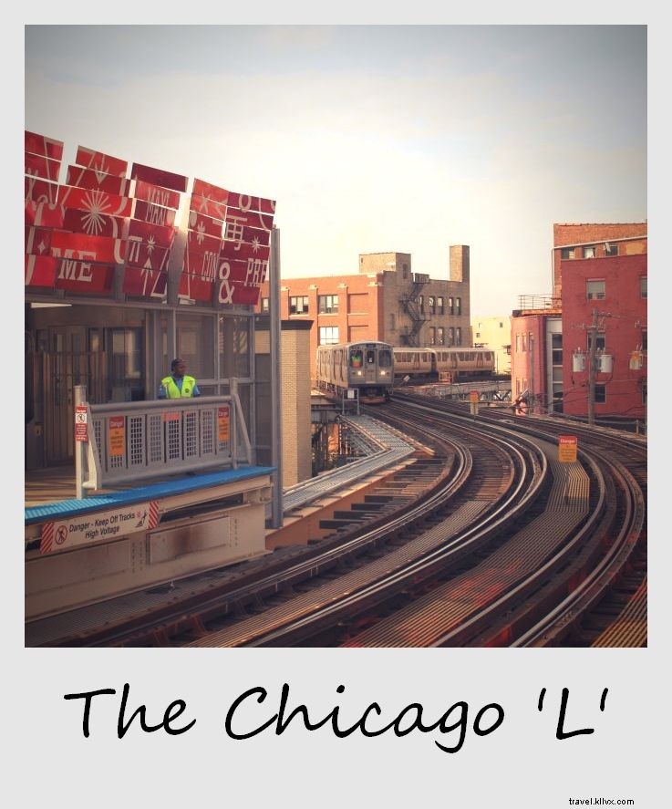 Polaroid de la semaine : le « L » de Chicago, Illinois