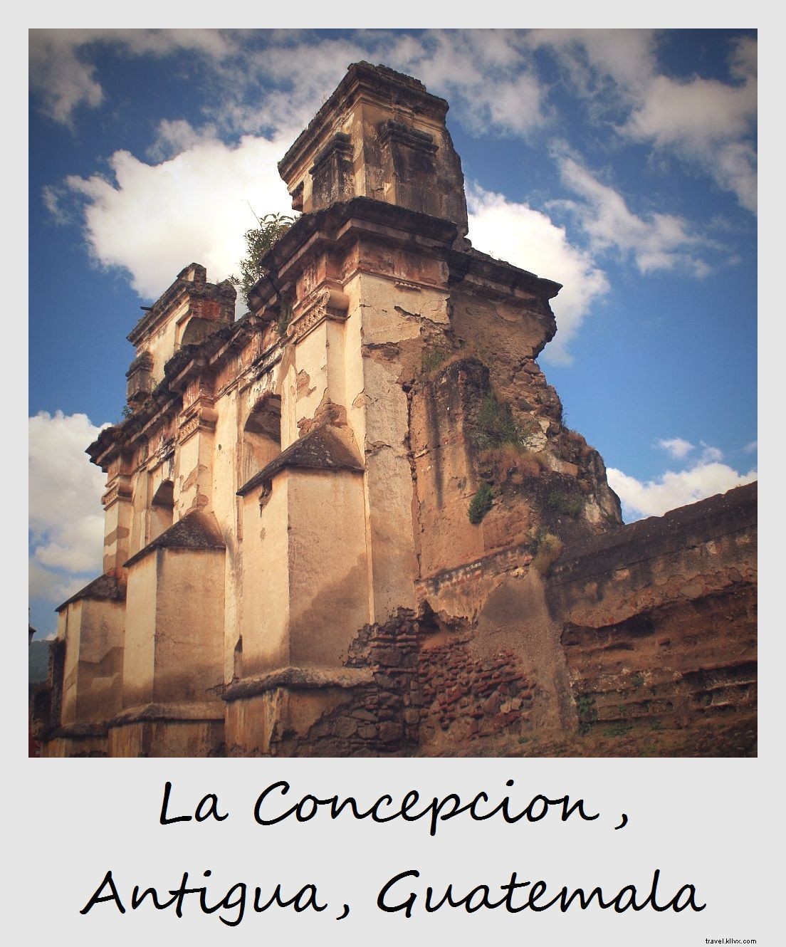 Polaroid de la semaine : La Concepción à Antigua, Guatemala
