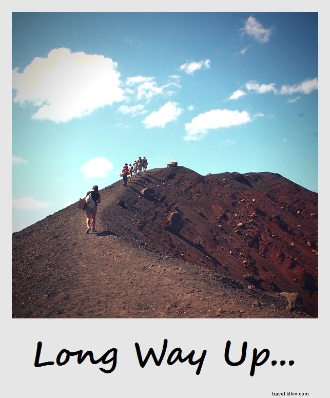 Polaroid de la semaine : un long trajet vers le lava‑board
