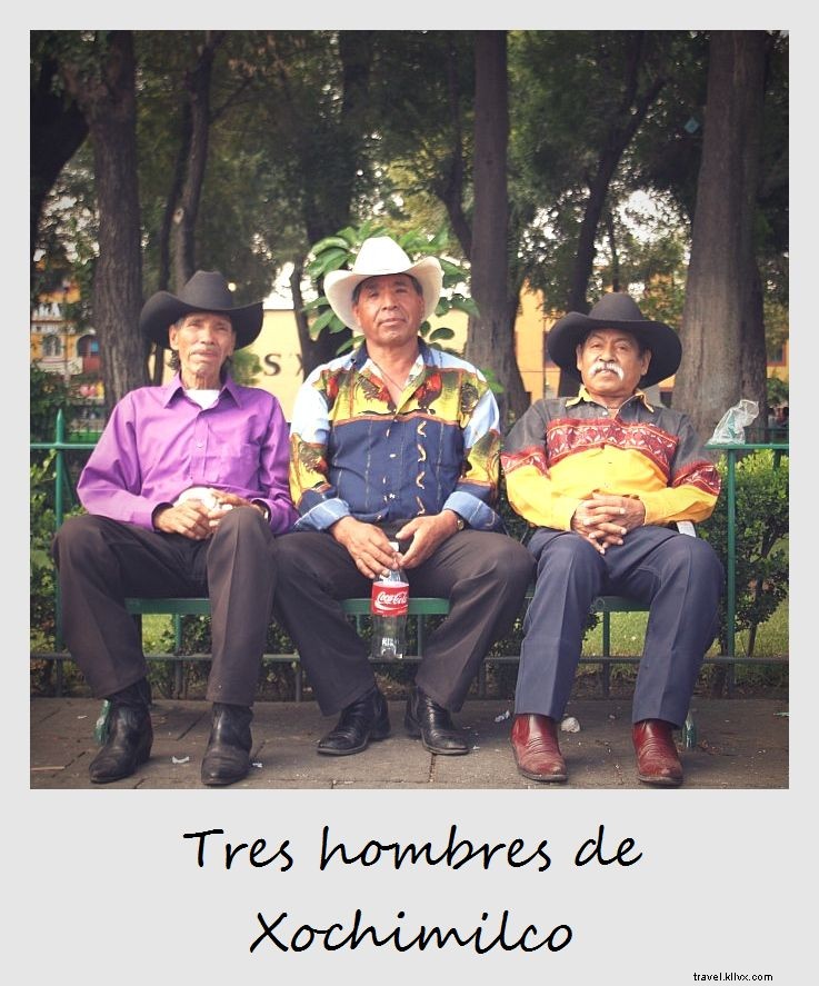 Polaroid de la semaine – Hommes de Xochimilco