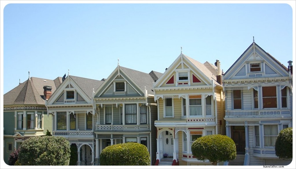 San Francisco : les Painted Ladies et le jardin de chaussures