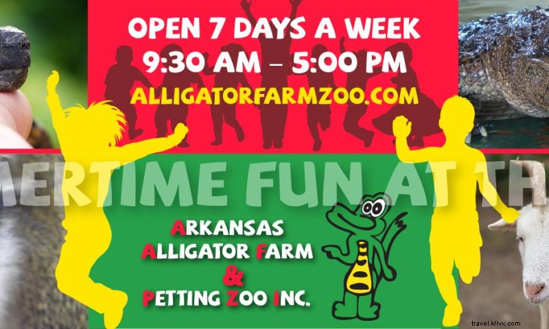 Ferme d’alligators de l’Arkansas et zoo pour enfants
