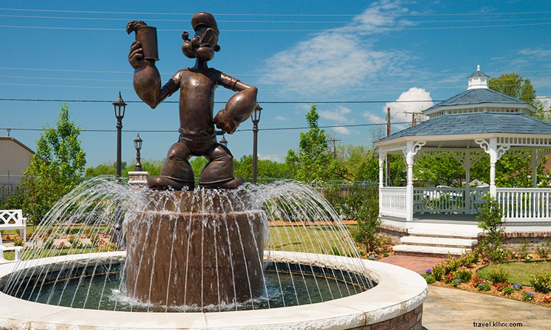 Statue de Popeye