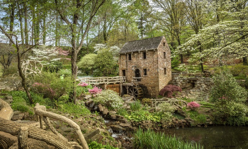 Moulin à eau du parc commémoratif Pugh – un repère du film « Autant en emporte le vent »