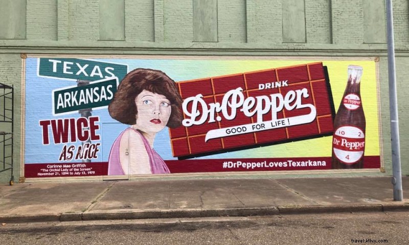 Fresque Dr Pepper à Texarkana