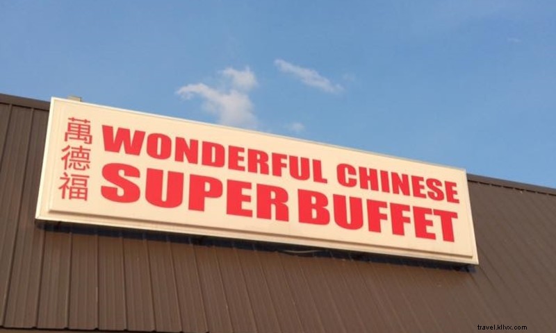 Buffet chinois exceptionnel