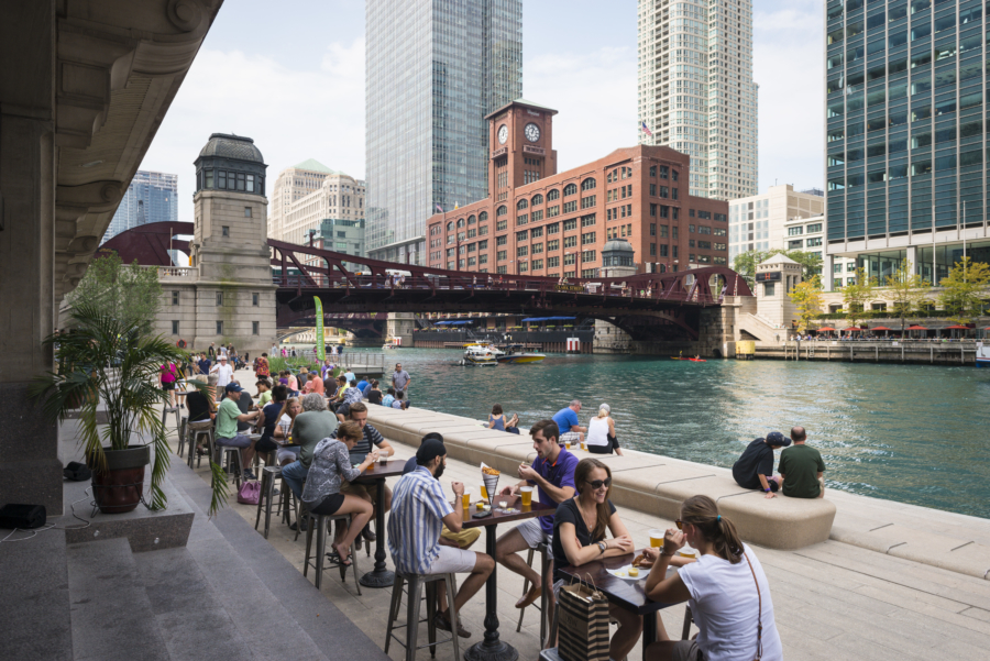 Restaurants et bars du Chicago Riverwalk