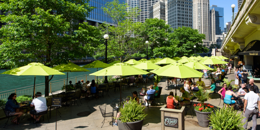 Restaurants et bars du Chicago Riverwalk
