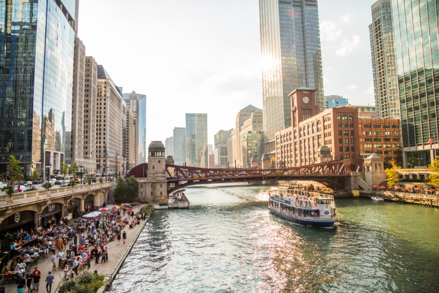 Restaurants et bars du Chicago Riverwalk