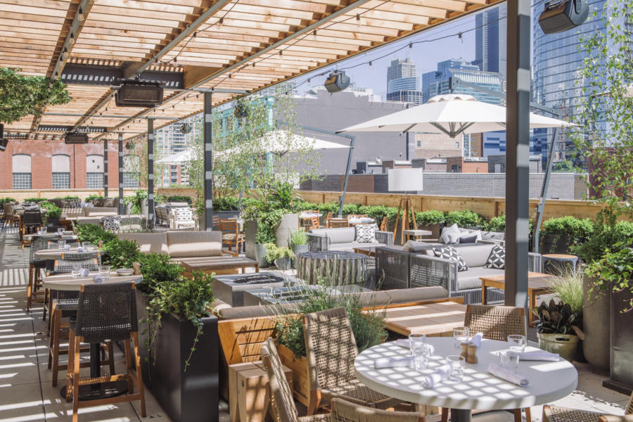 Bars et restaurants rooftop à Chicago