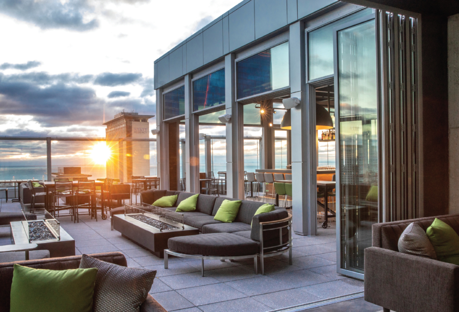 Bars et restaurants rooftop à Chicago