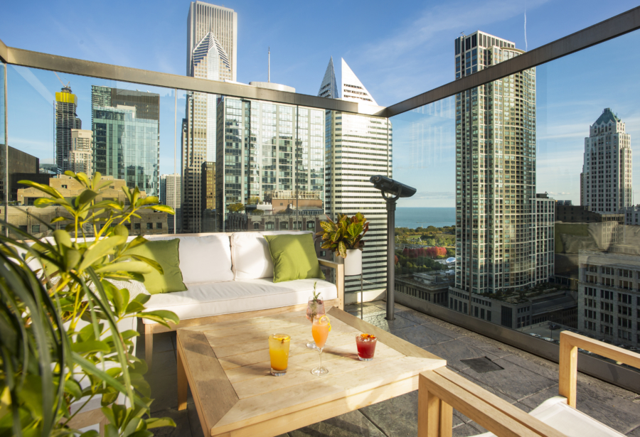 Bars et restaurants rooftop à Chicago