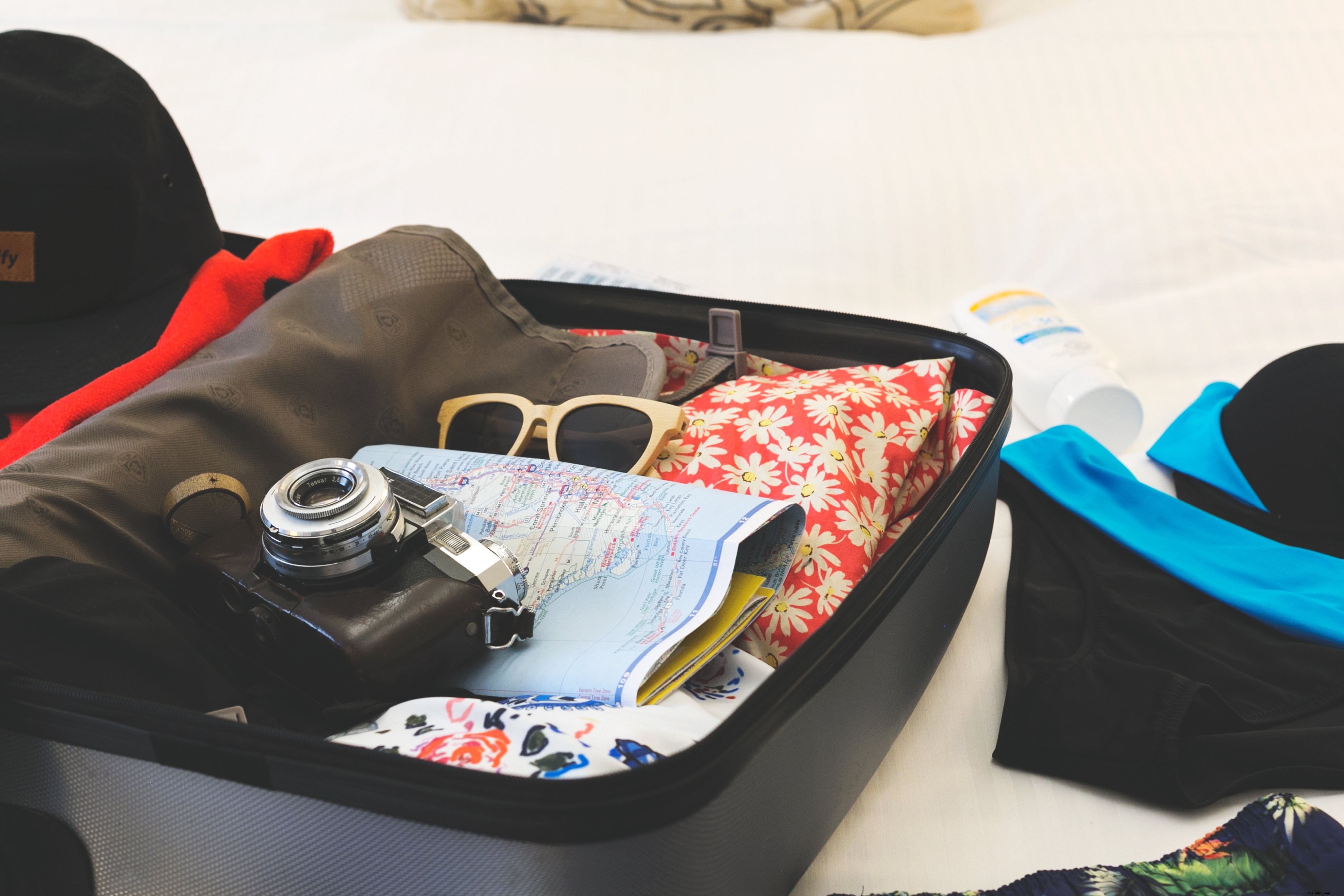 Photo d’une valise pour les vacances