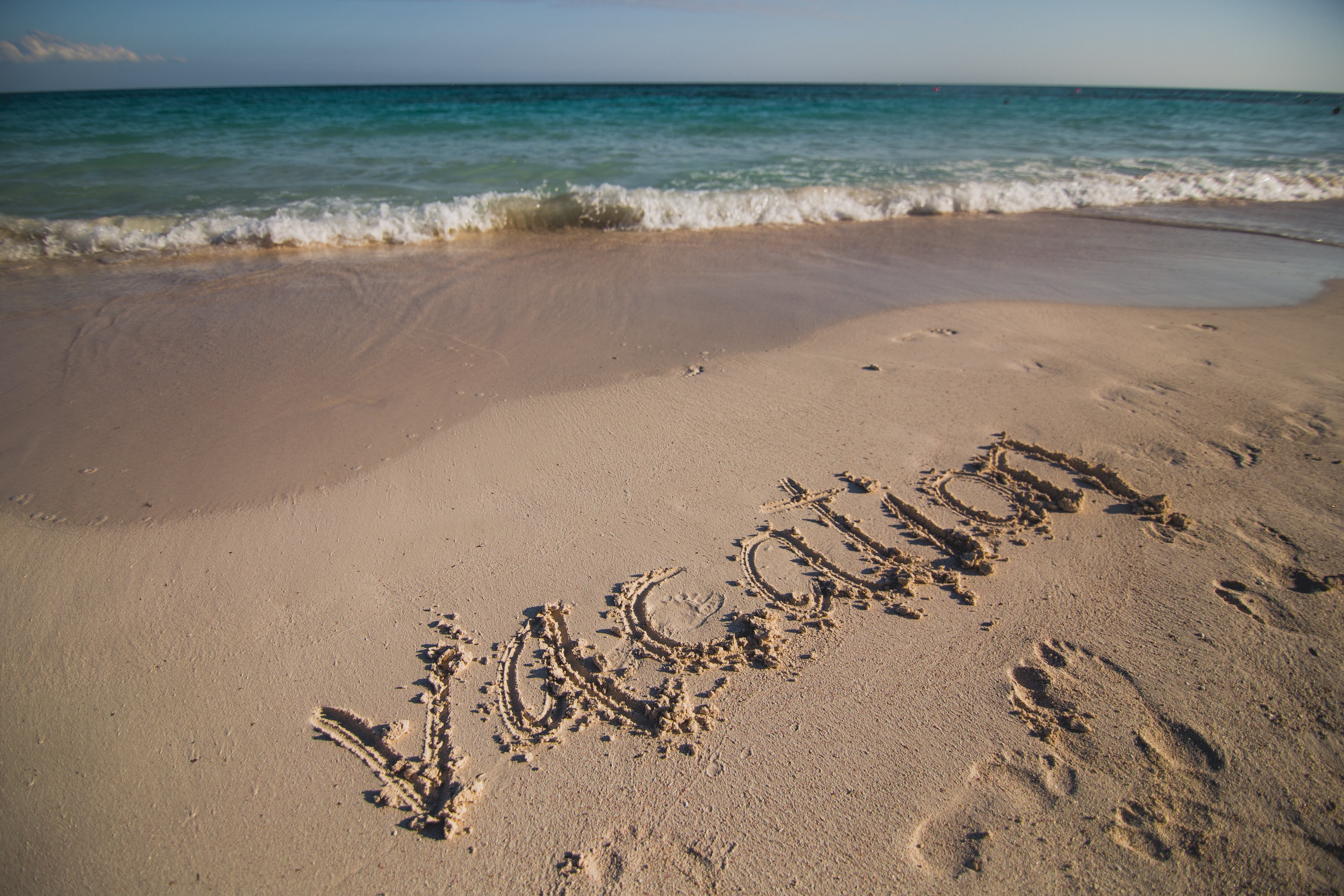 Souvenirs de vacances sur la photo de la plage