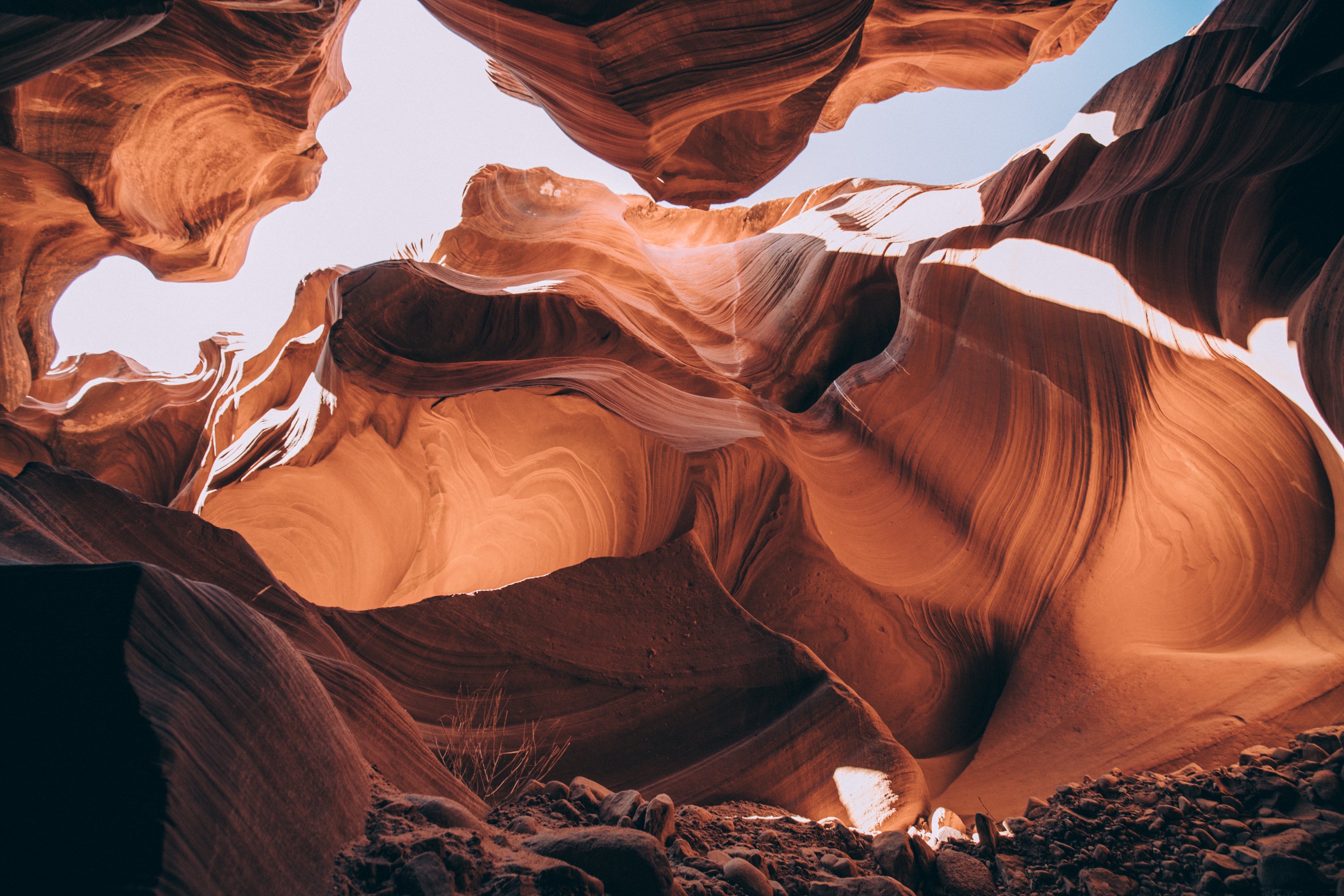 Photo du grès rouge d Antelope Canyon