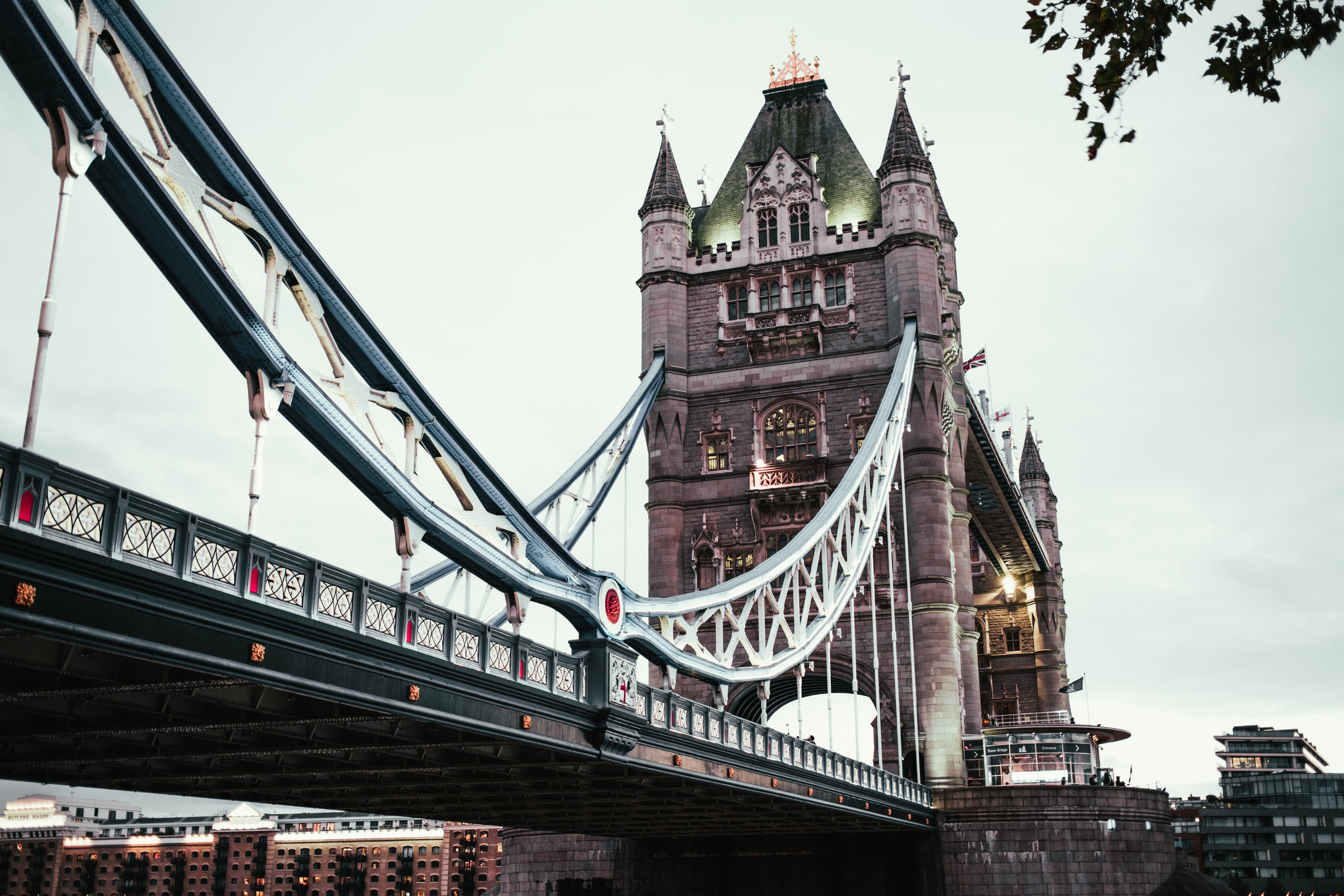 Photo détaillée du pont de Londres