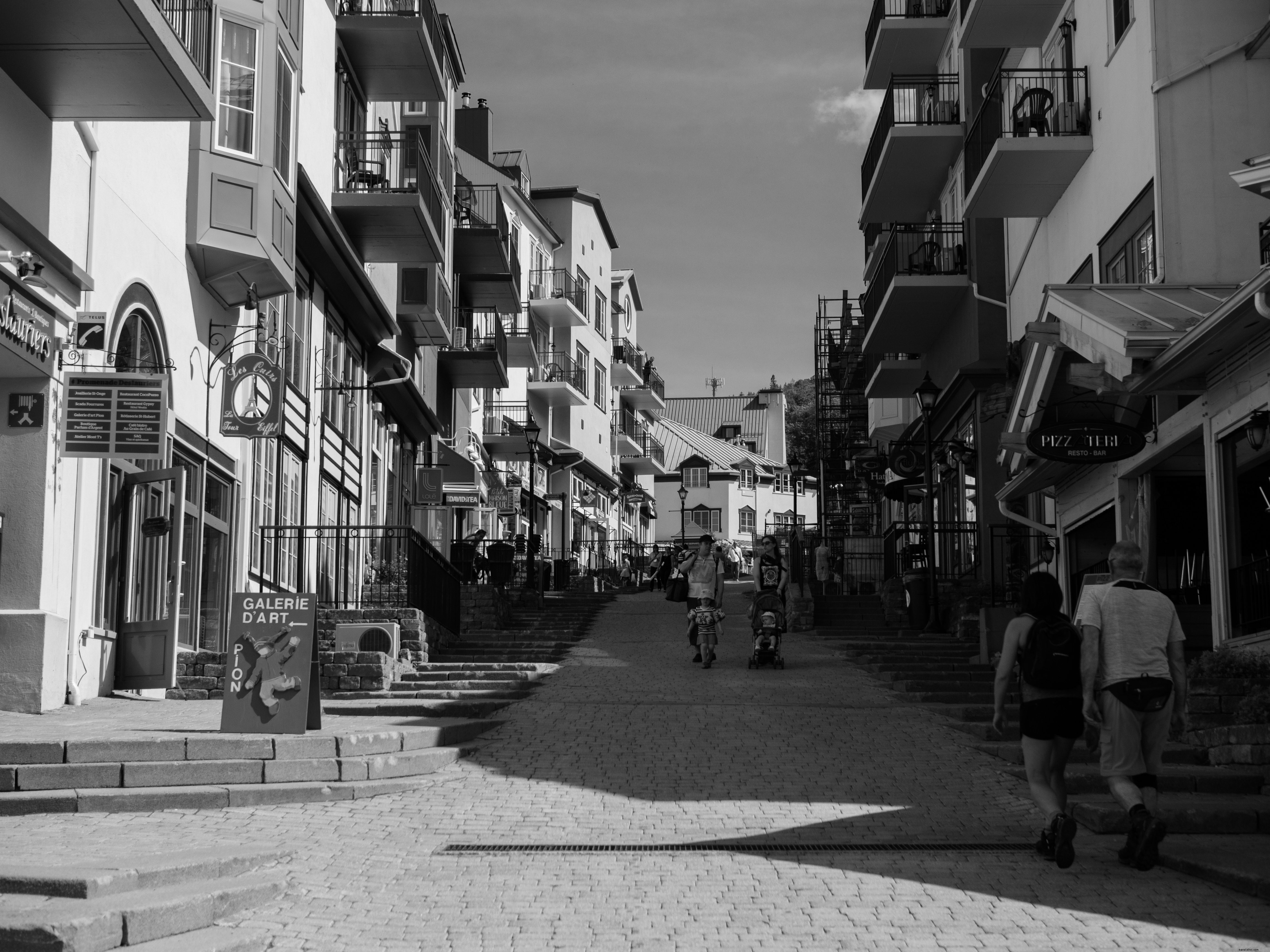 Photo d une promenade urbaine pendant les vacances