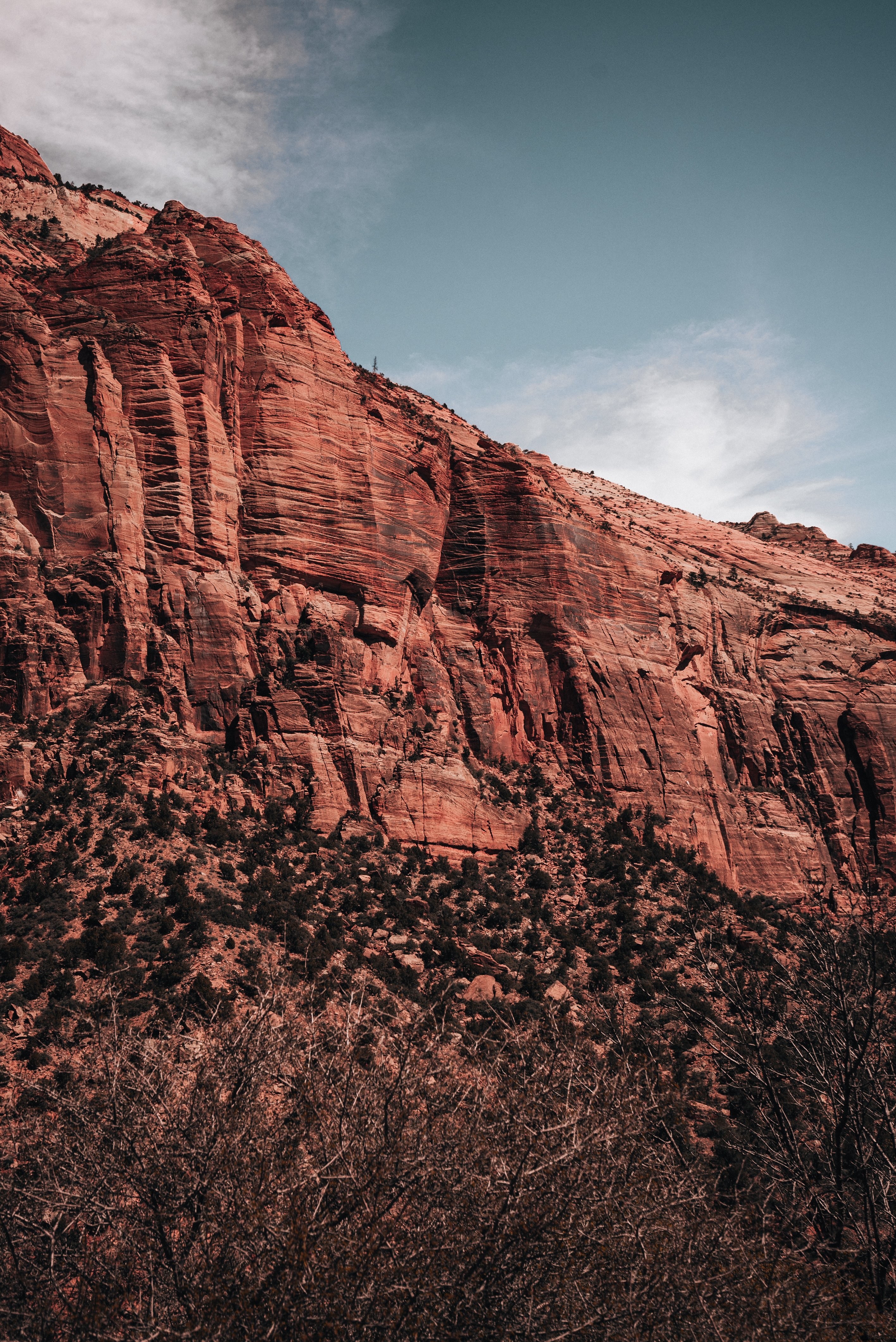 Photo du Grand Canyon, formation de grès rouge