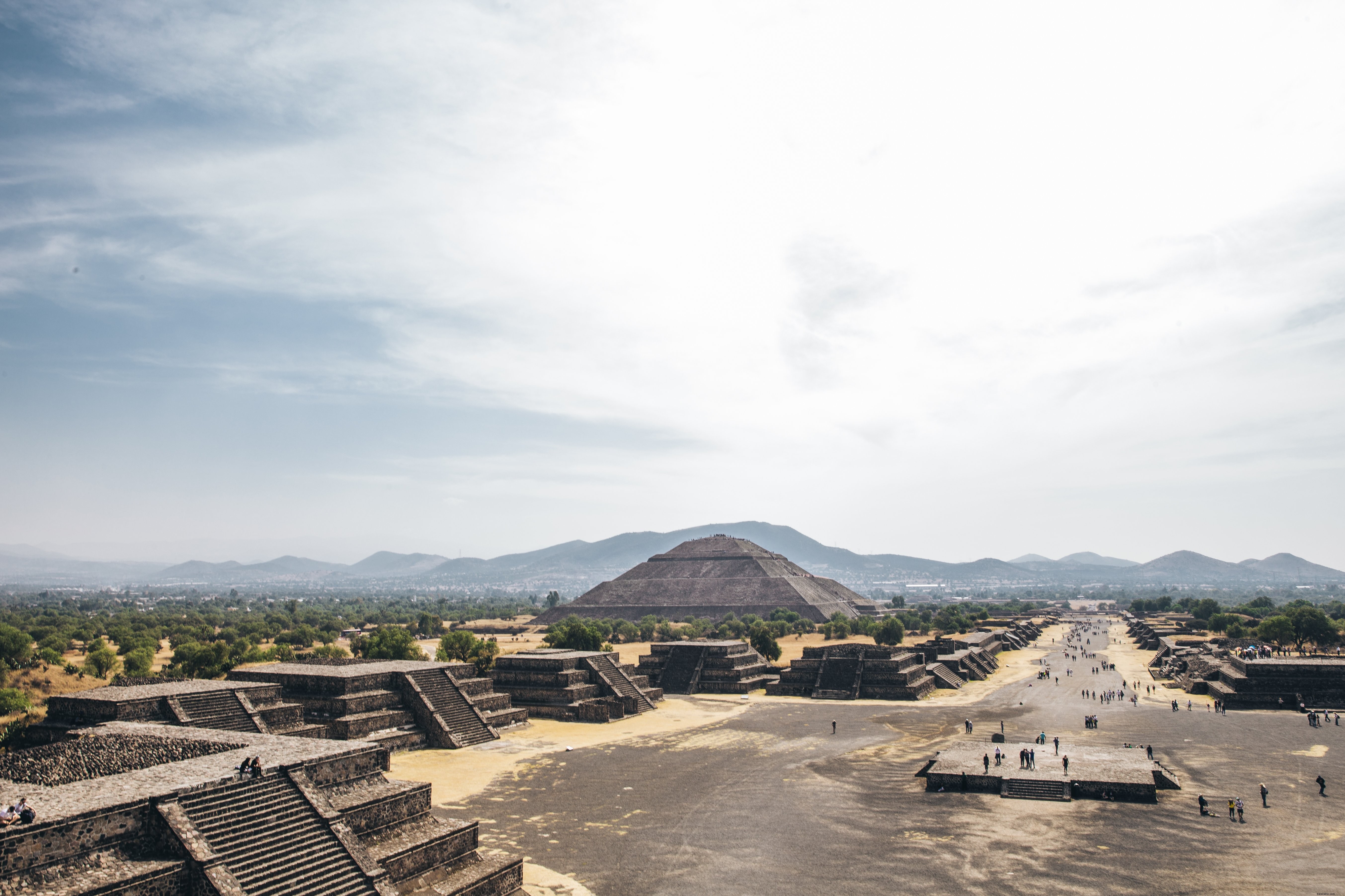 Image des pyramides de Teotihuacan