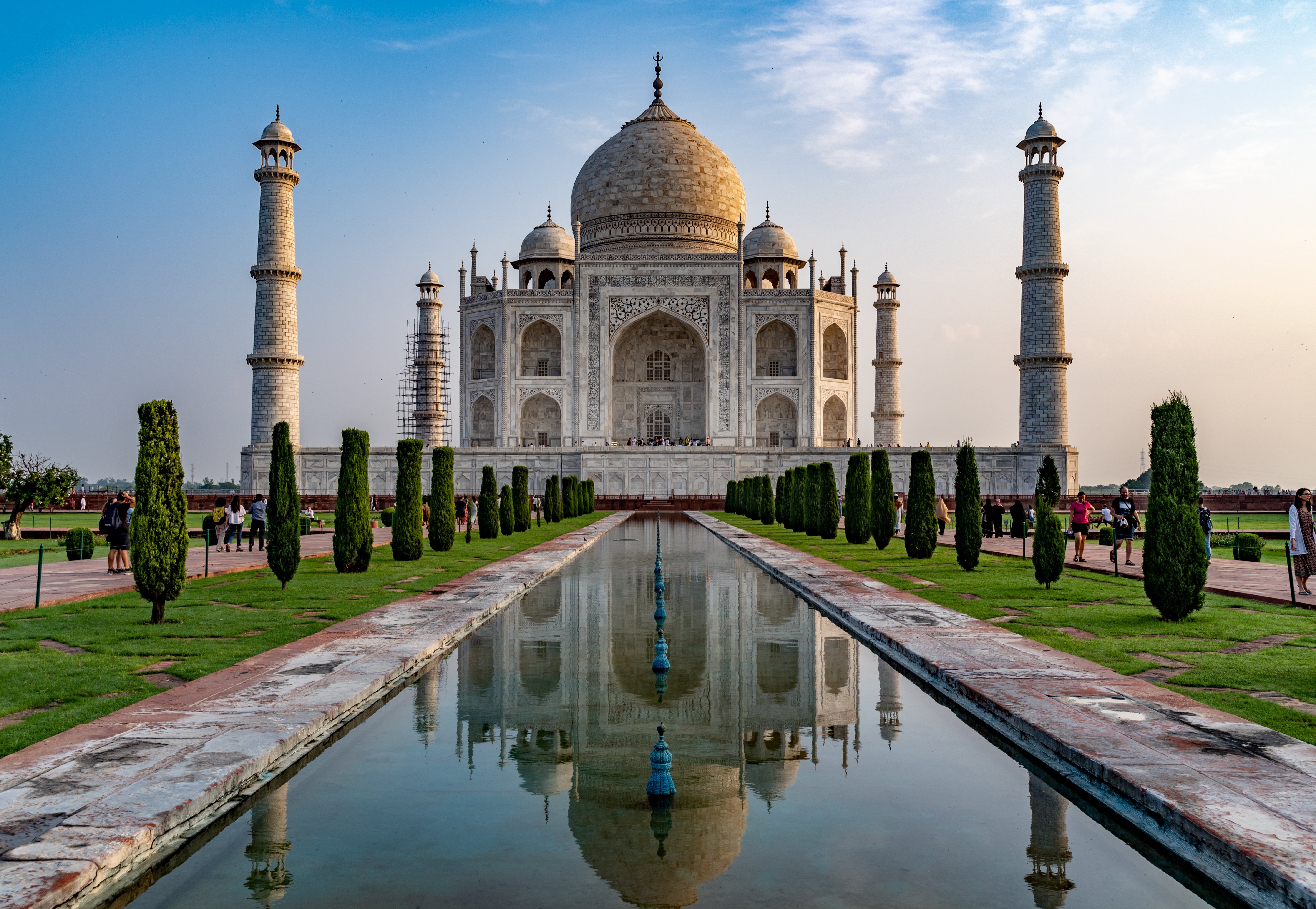 Symétrie du Taj Mahal – Réflexions photographiques