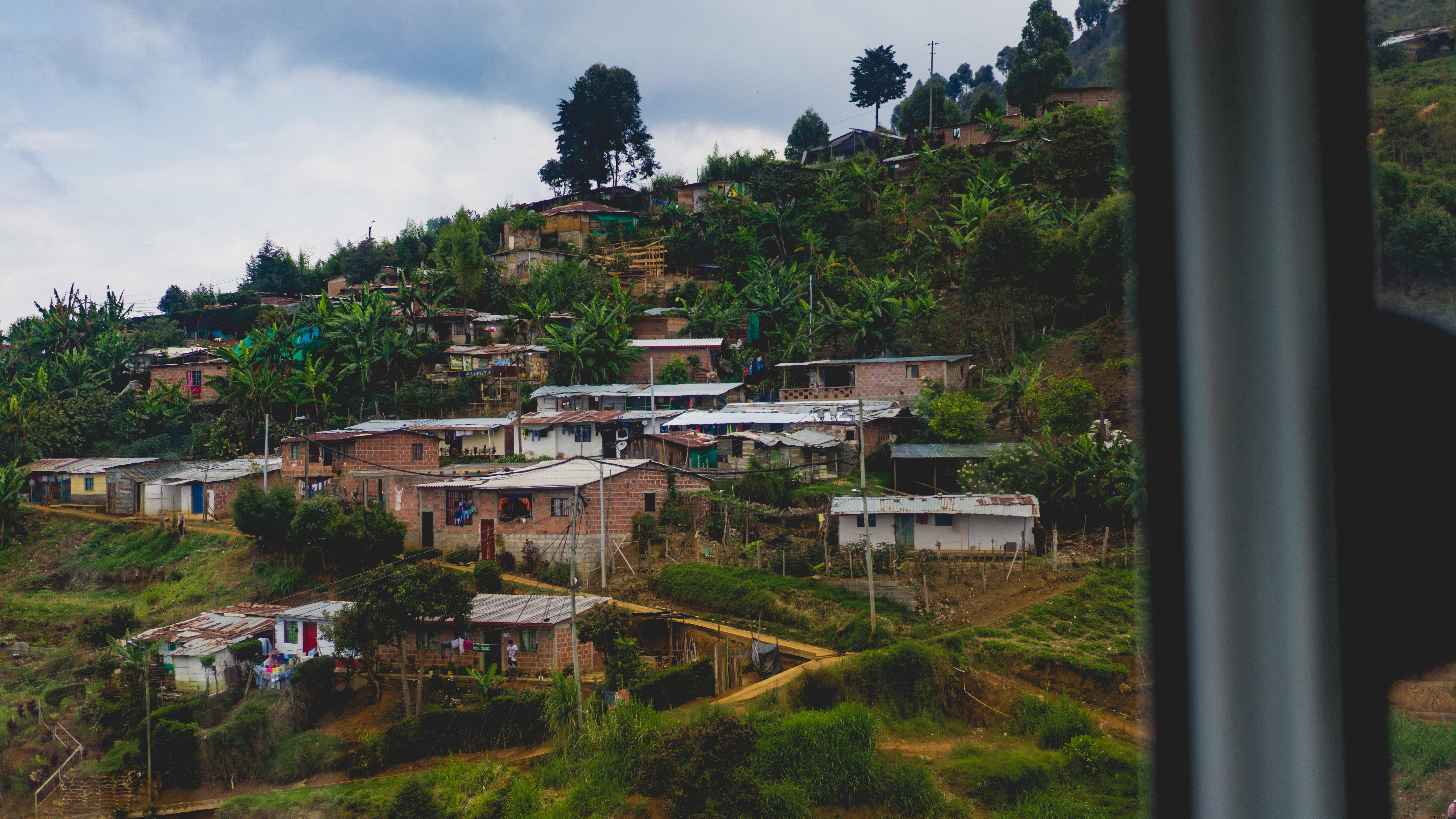 Photo d un village de montagne