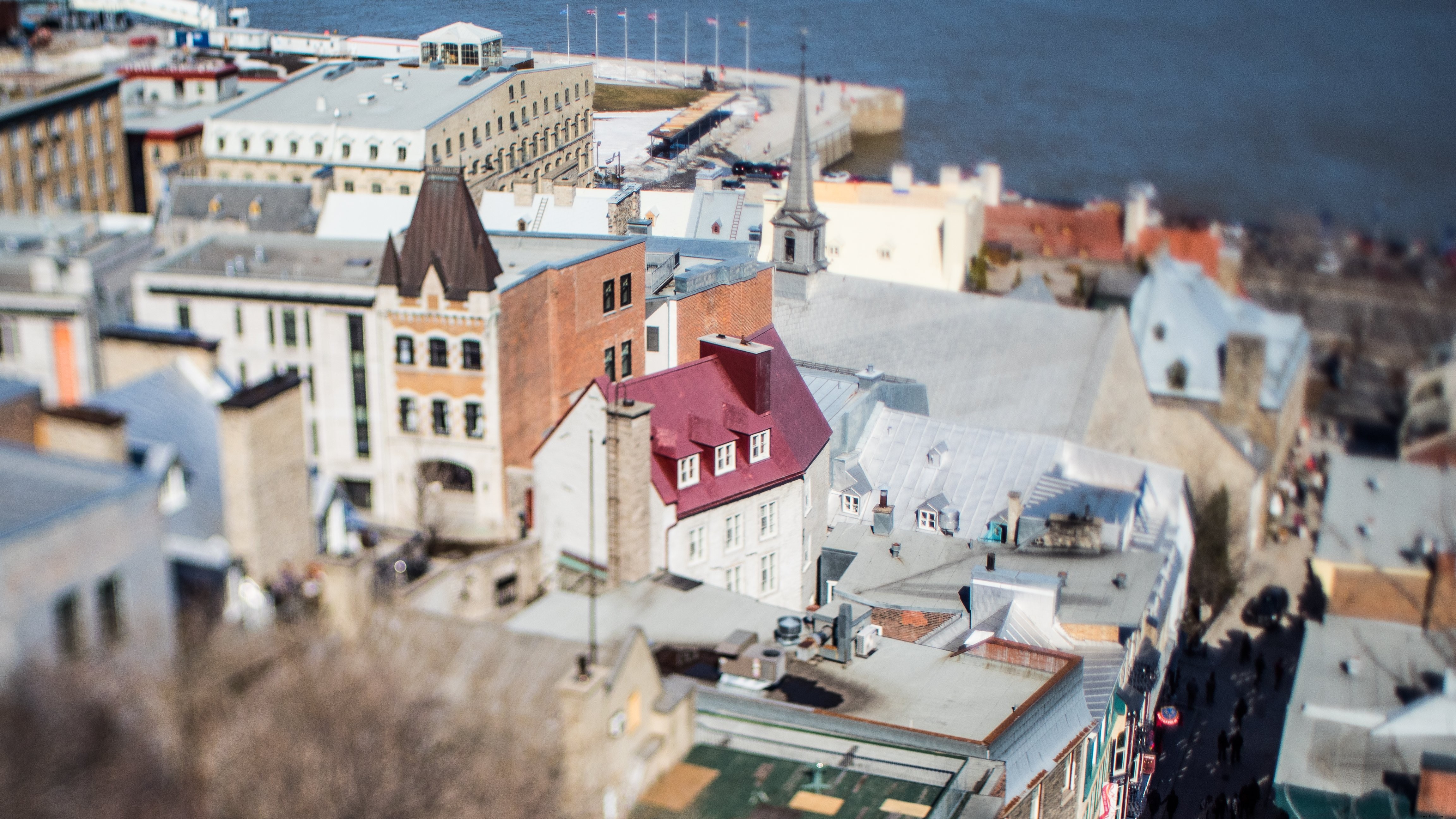 Photo fisheye de Québec