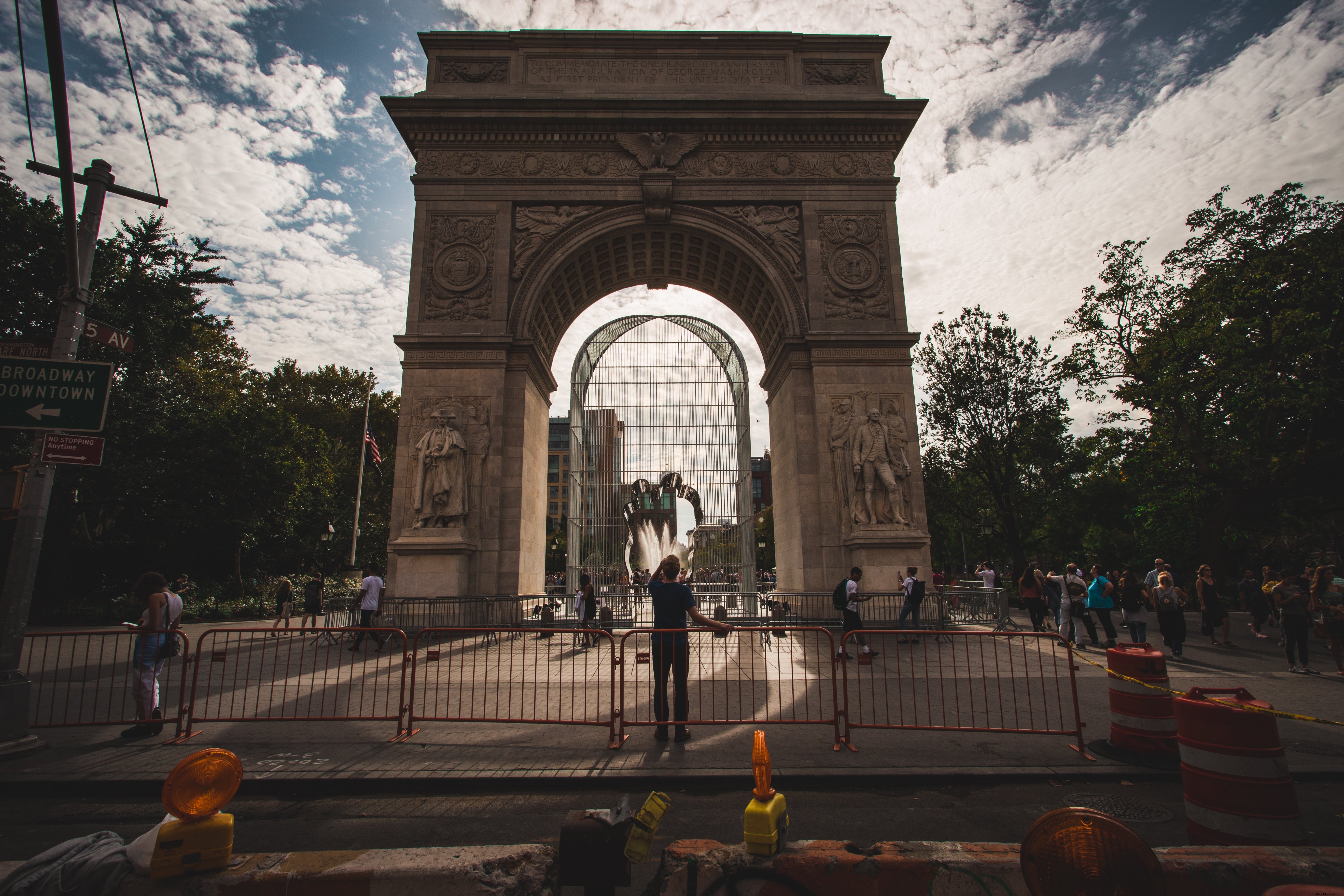 Photo d une arche à Washington Park
