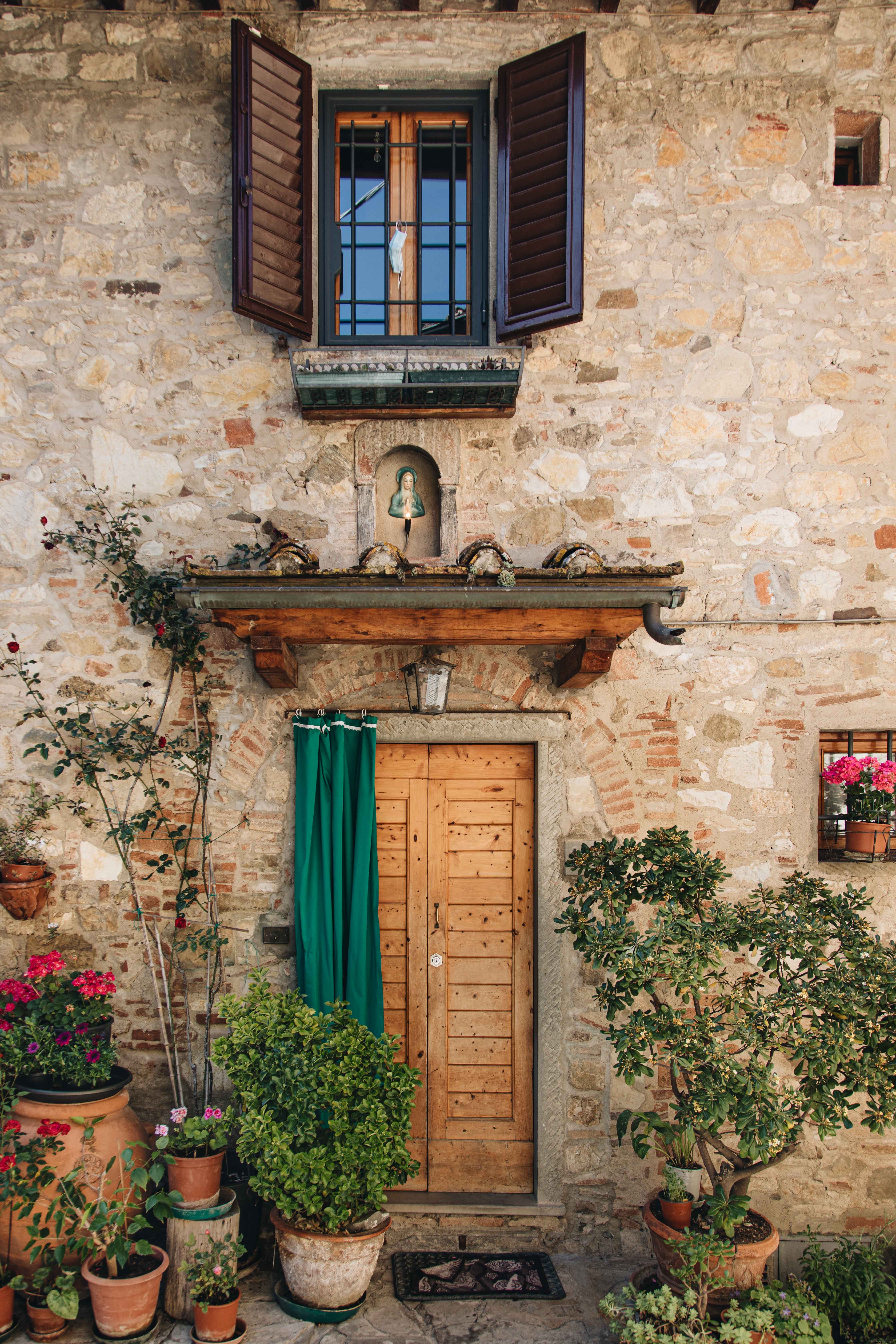 Magnifique photo de la façade d un bâtiment italien