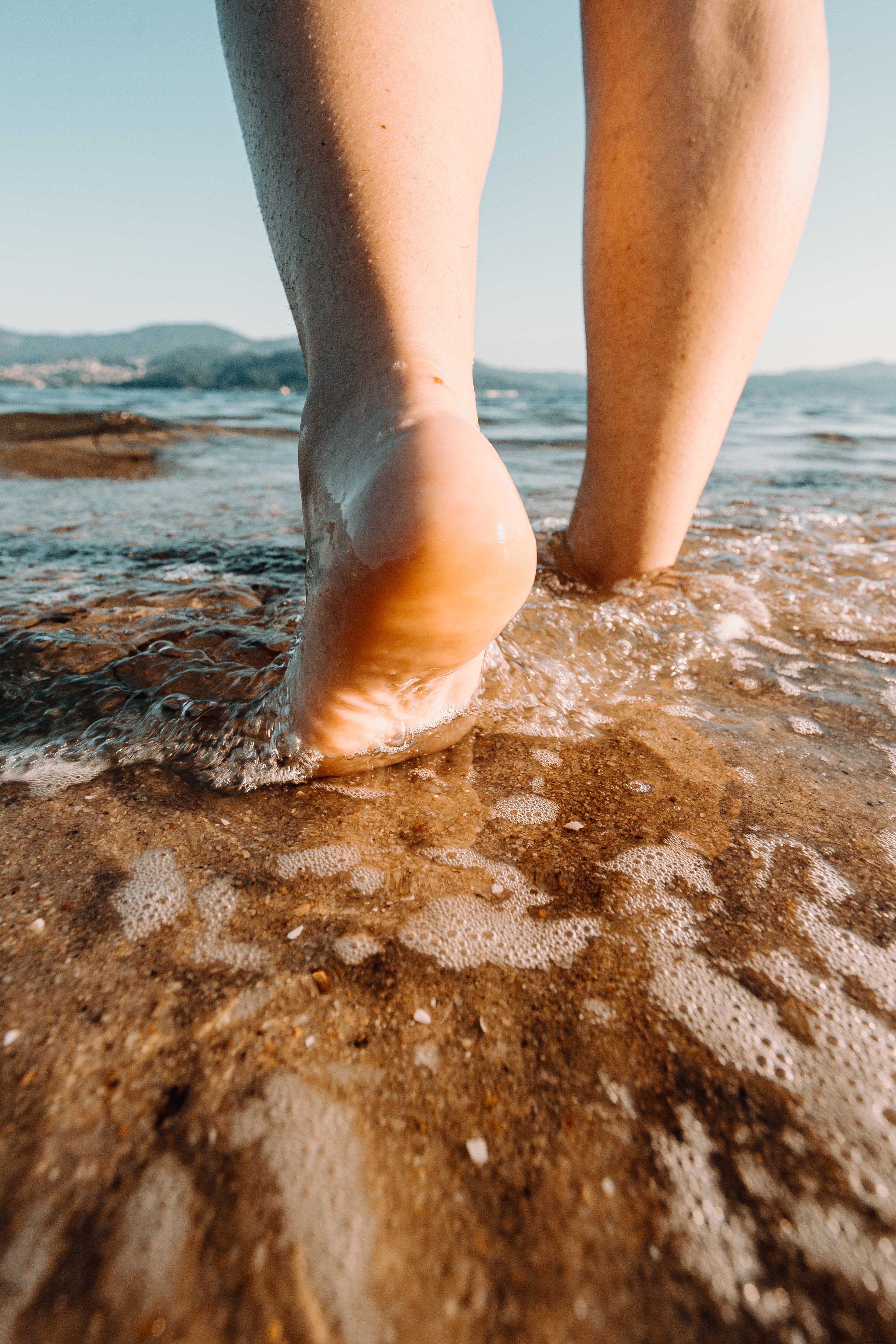 Pieds dans l eau