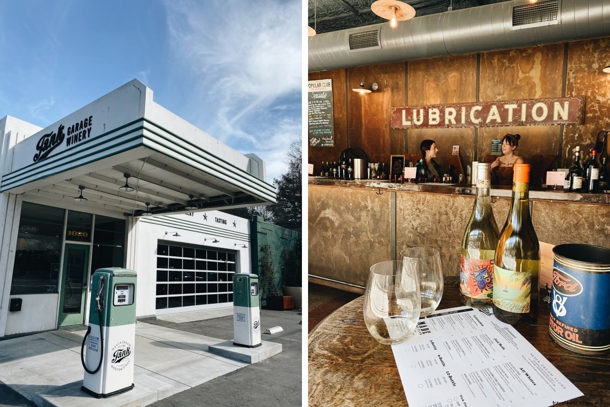 Plongée dans le vin rouge, blanc et le design en Californie viticole