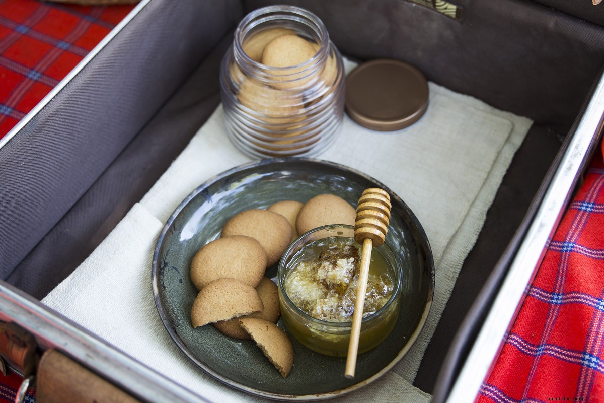Réconfortez-moi avec des glucides : biscuits au miel Maasai d Angama Mara, Kenya