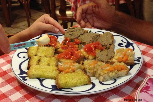 Fathom en Italie : notre premier dîner